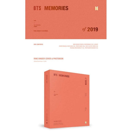BTS Memories of 2019 DVD (6 Disc Set, Official)