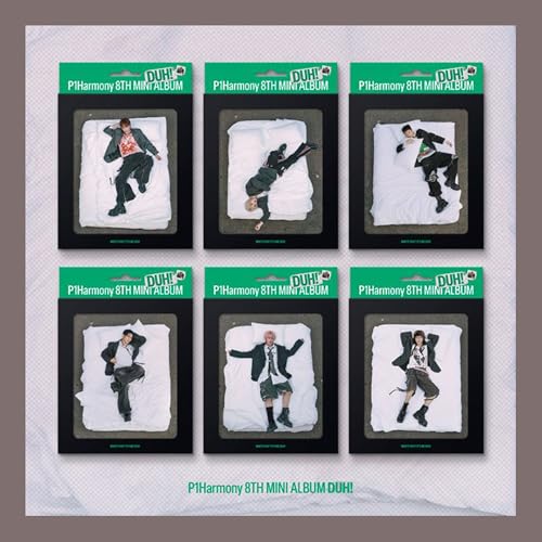 P1Harmony 8th Mini Album  DUH!  (Compact H Ver - Random Ver.)