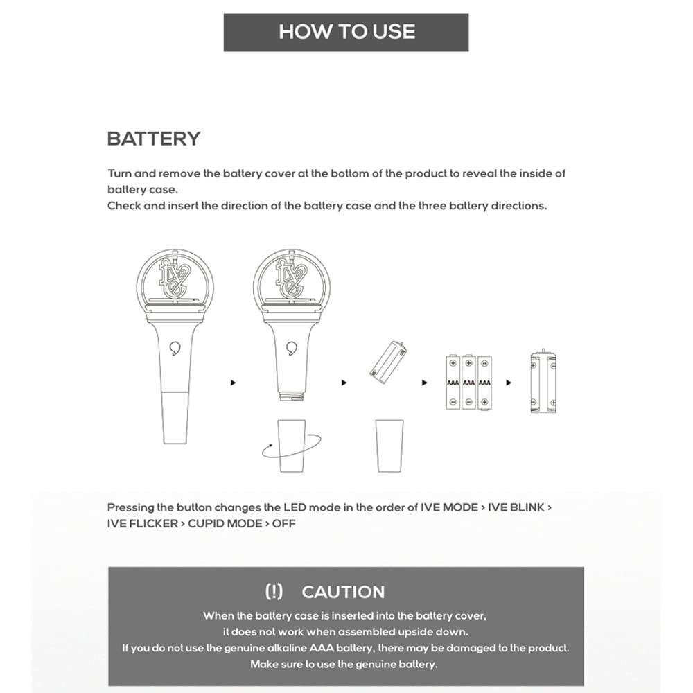 IVE Official Light Stick Ver.1 – K-POP Concert Essential