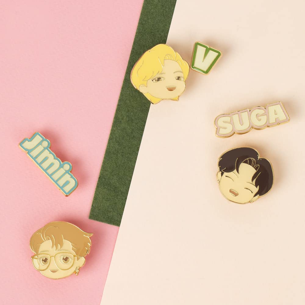 BTS TinyTan Dynamite Metal Pin Badge (JungKook Official)