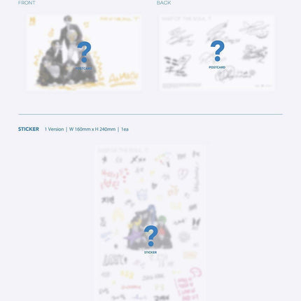 BTS MAP of The Soul : 7 [RANDOM VERSION] Album+Official Folded Poster+Extra Photocard+KPOP Premium Mask