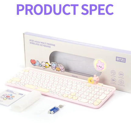 BT21 CHIMMY minini Multi-Pairing Wireless Keyboard (CHIMMY)