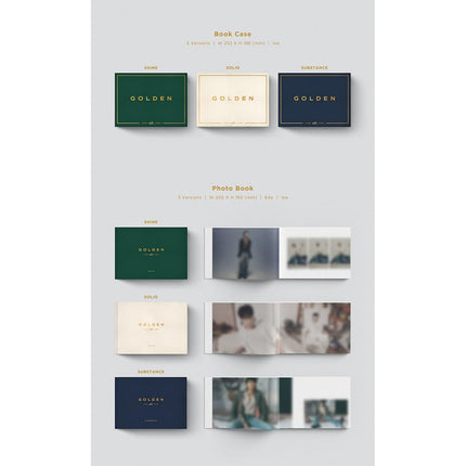 BTS JUNGKOOK GOLDEN 1st Solo Album (SHINE)