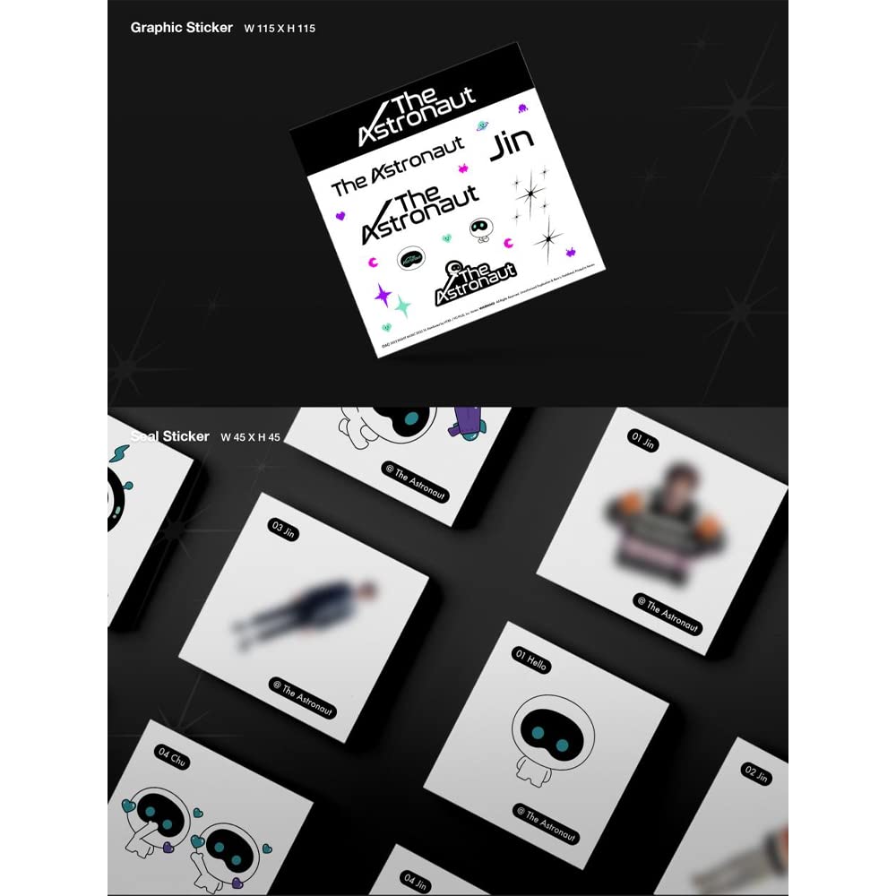 BTS Jin solo single album The Astronaut Set ( ver 01 + ver 02 )