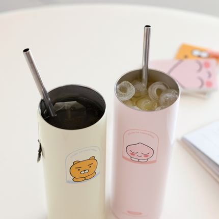 Kakao Ryan and Apeach Slim Stainless Travel Tumbler