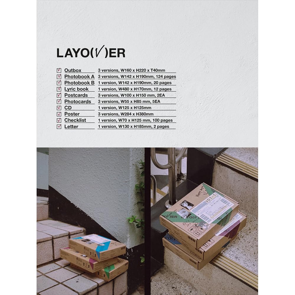 Bts V - Layover 1st Solo Album (Random)