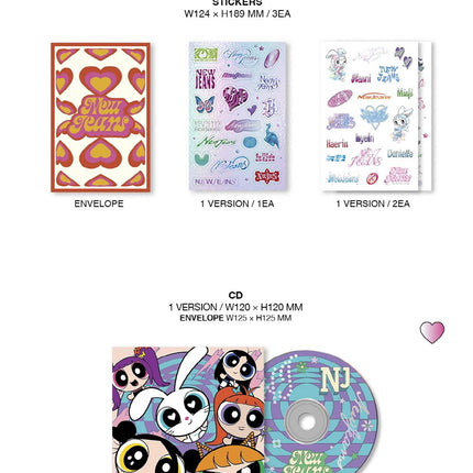 NewJeans - Get Up [The Powerpuff Girls X NJ Box ver.] Album (A ver.)