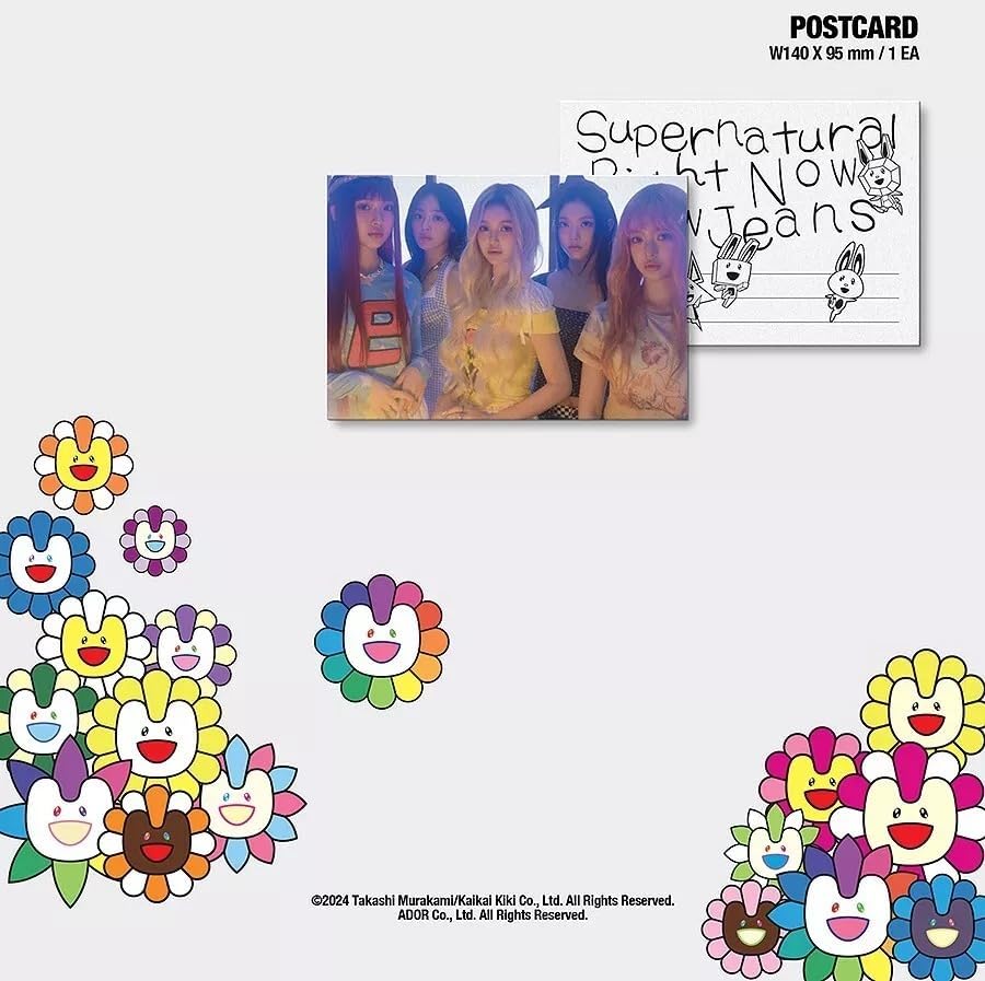 NewJeans Supernatural Album NJ X MURAKAMI (Drawstring Bag Ver)