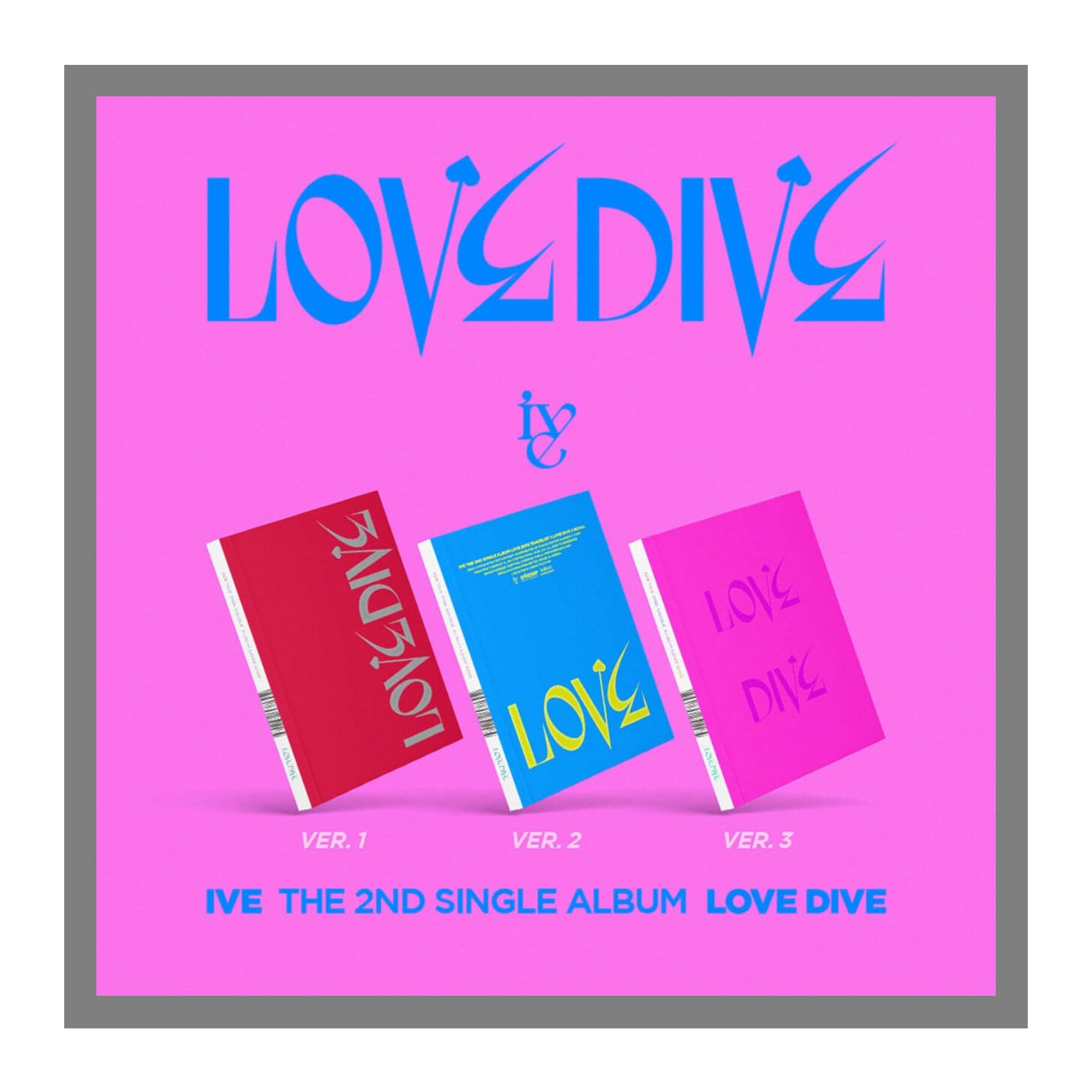 IVE LOVE DIVE 2nd Single Album (Random )