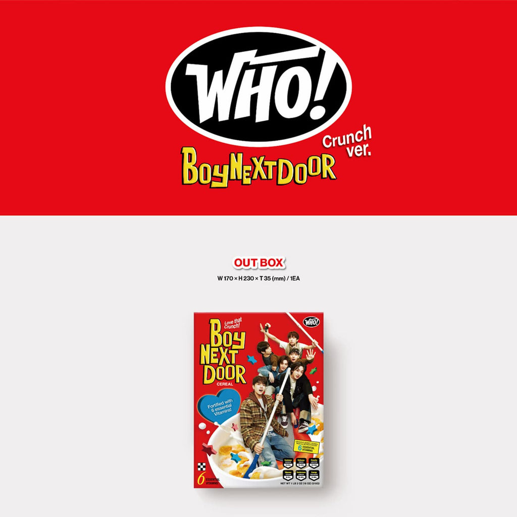BOYNEXTDOOR - 1ST SINGLE ALBUM [WHO!] (Random Ver.)