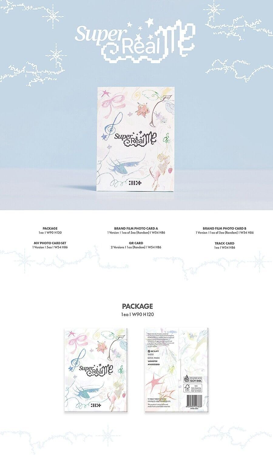 ILLIT - SUPER REAL ME 1st Mini Album (Weverse Albums Ver.)