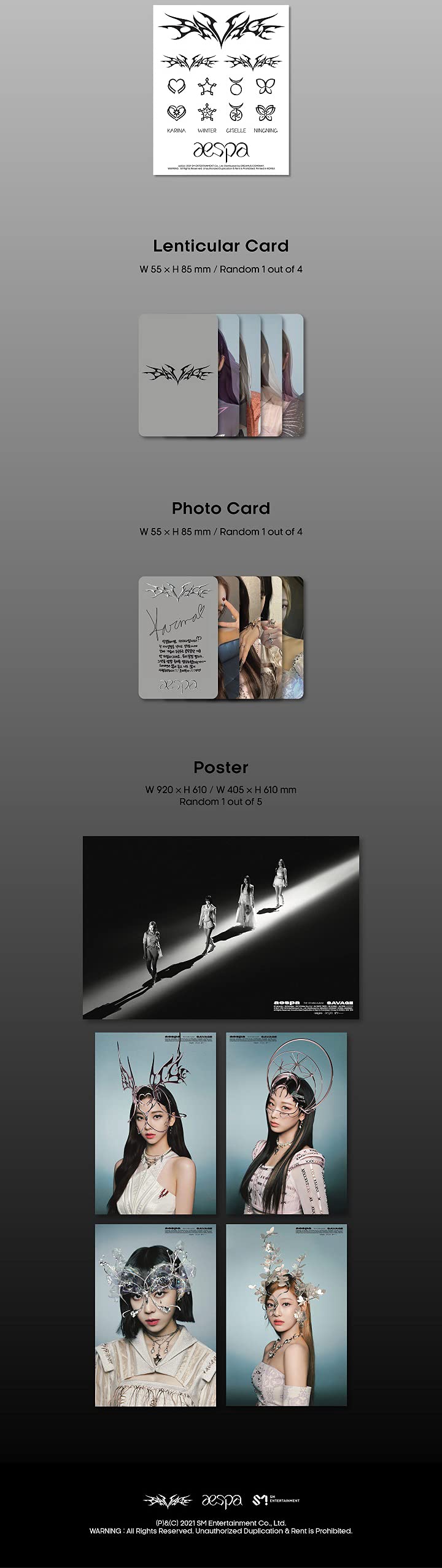 Aespa Savage 1st Mini Album (SYNK DIVE)