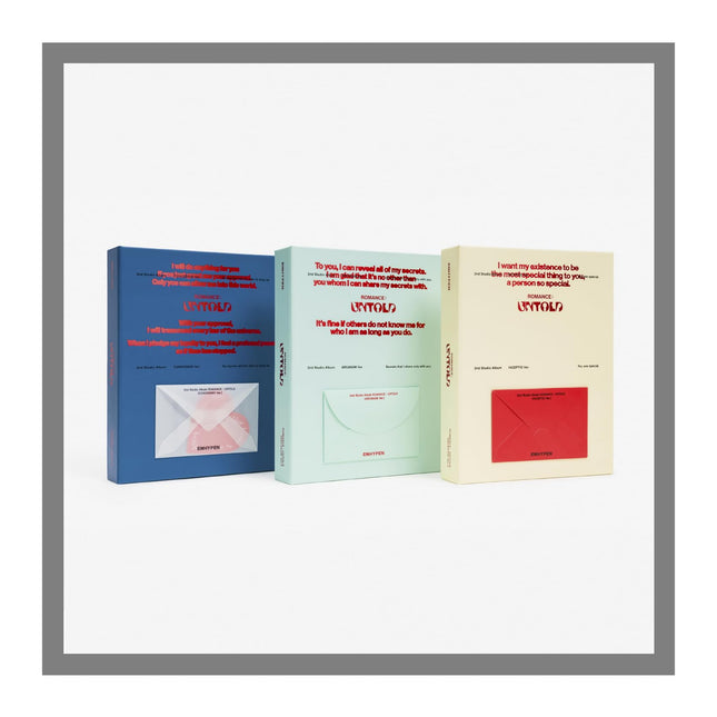 ENHYPEN – ROMANCE : UNTOLD 2nd Album (4 Ver. Set – 3 Standard + 1 ENGENE)
