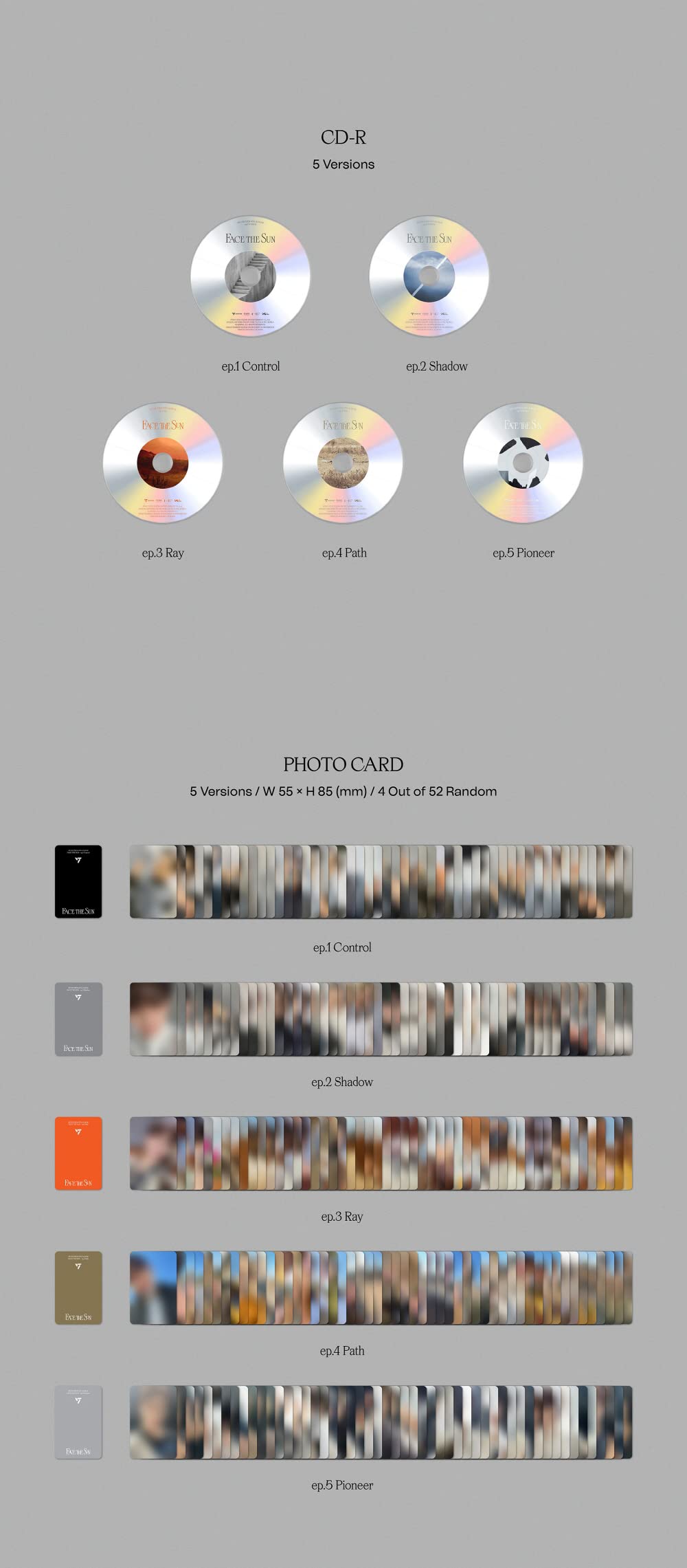 SEVENTEEN - Face the Sun 4th Album (Random ver + 1 Folded Poster)