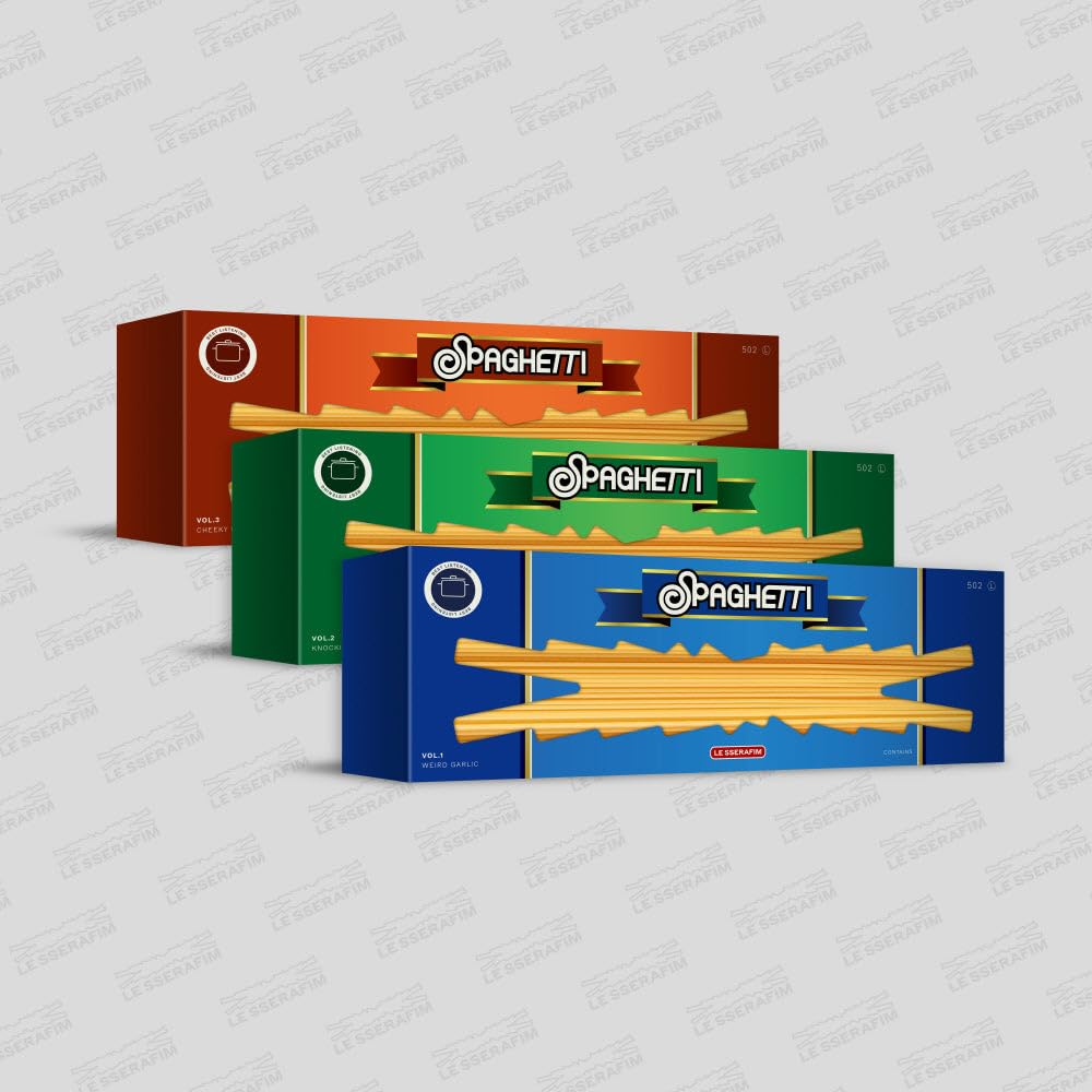 LE SSERAFIM Spaghetti 1st Single Album (Random ver.)