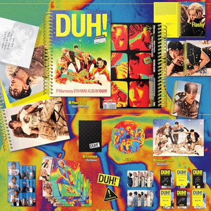 P1Harmony - 8th Mini Album Duh! CD (Random ver.)