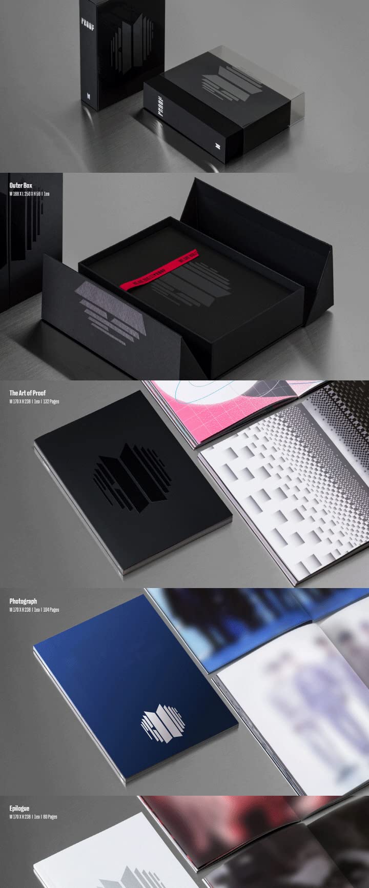 BTS Proof Anthology Album SET(Standard+Compact) Edition