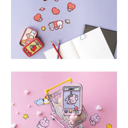 BT21 minini Tin Case Sticker Set RJ