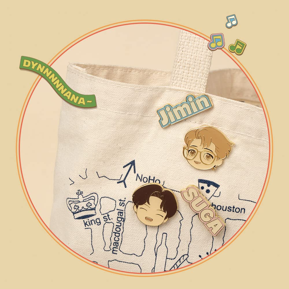 BTS TinyTan Dynamite Metal Pin Badge (JungKook Official)