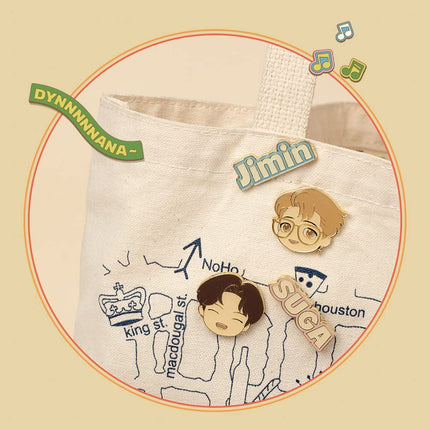 BTS TinyTan Dynamite Metal Pin Badge (Jimin)