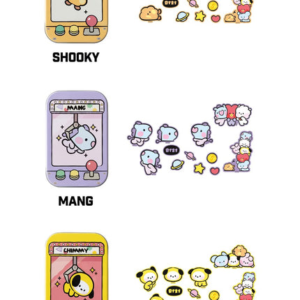 BT21 minini Tin Case Sticker Set RJ