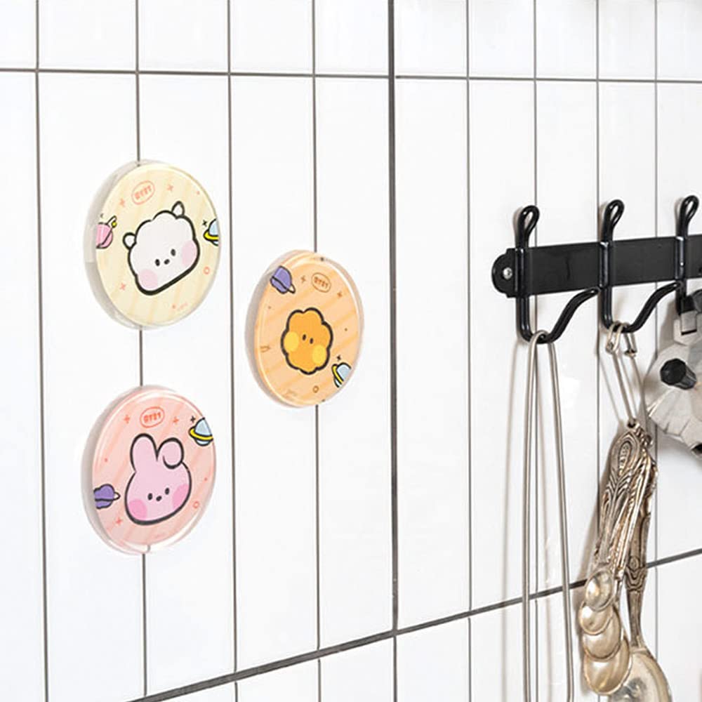 BT21 Cooky Official MININI Multipurpose Adhesive Gel Pad – Perfect for Car, Desk & Home Organization | Reusable, Easy-to-clean (Cooky)