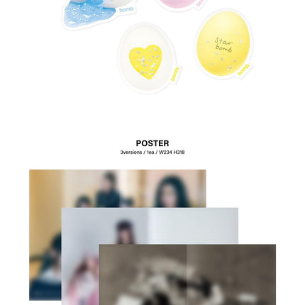 ILLIT – 3rd Mini Album [bomb] Photobook 3 Set Ver. + Special Extra Photocard little monster