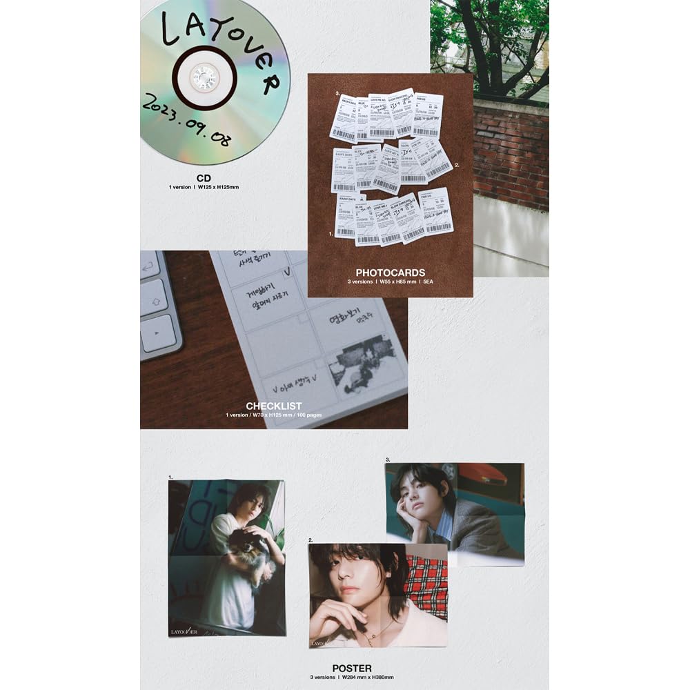 Bts V - Layover 1st Solo Album (Random)