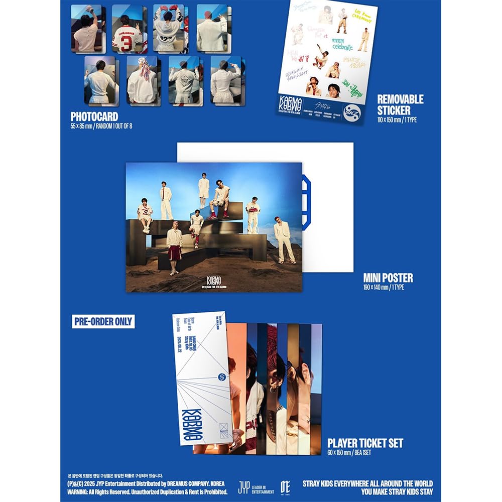 (STANDARD VER.) Stray Kids – [KARMA] 4th Studio Album (2 Ver. Set)