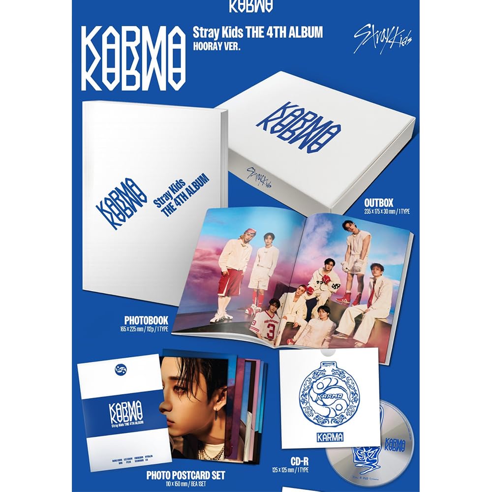(STANDARD VER.) Stray Kids – [KARMA] 4th Studio Album (2 Ver. Set)