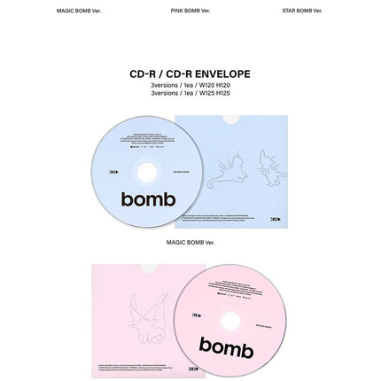 ILLIT – 3rd Mini Album [bomb] Photobook 3 Set Ver. + Special Extra Photocard little monster