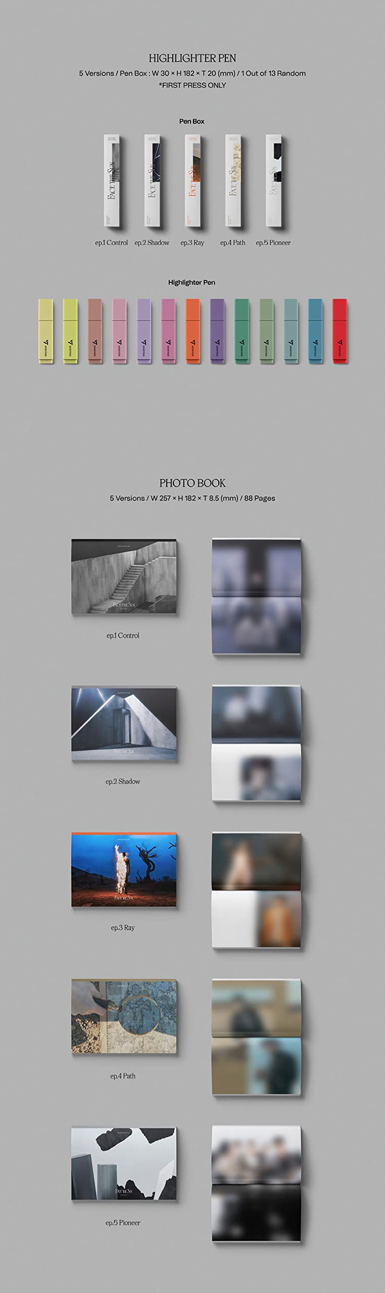 SEVENTEEN - Face the Sun 4th Album (Random ver + 1 Folded Poster)