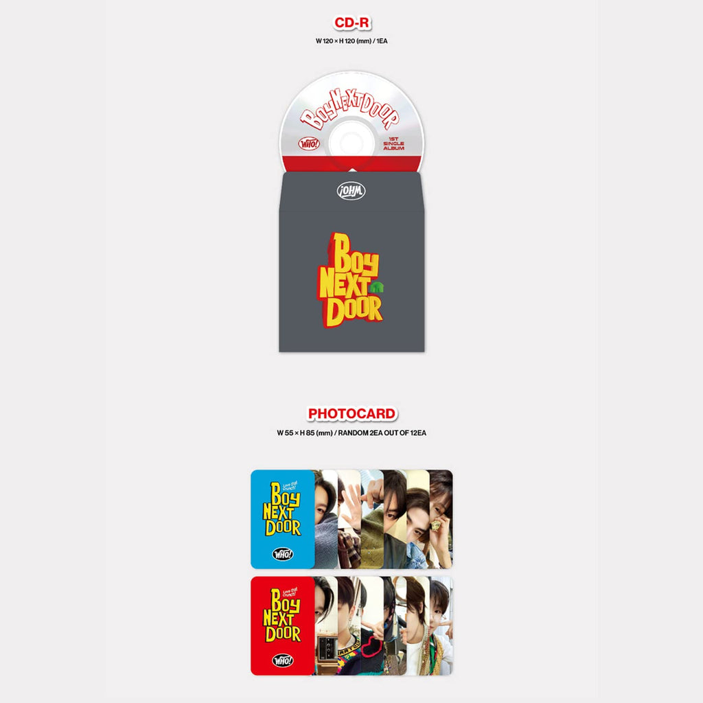 BOYNEXTDOOR - 1ST SINGLE ALBUM [WHO!] (Random Ver.)