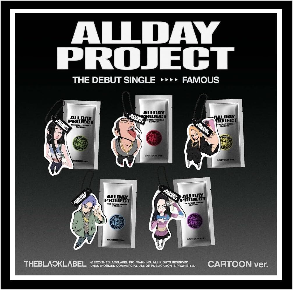 ALLDAY PROJECT FAMOUS Debut Single Album (CARTOON - Random Ver.)