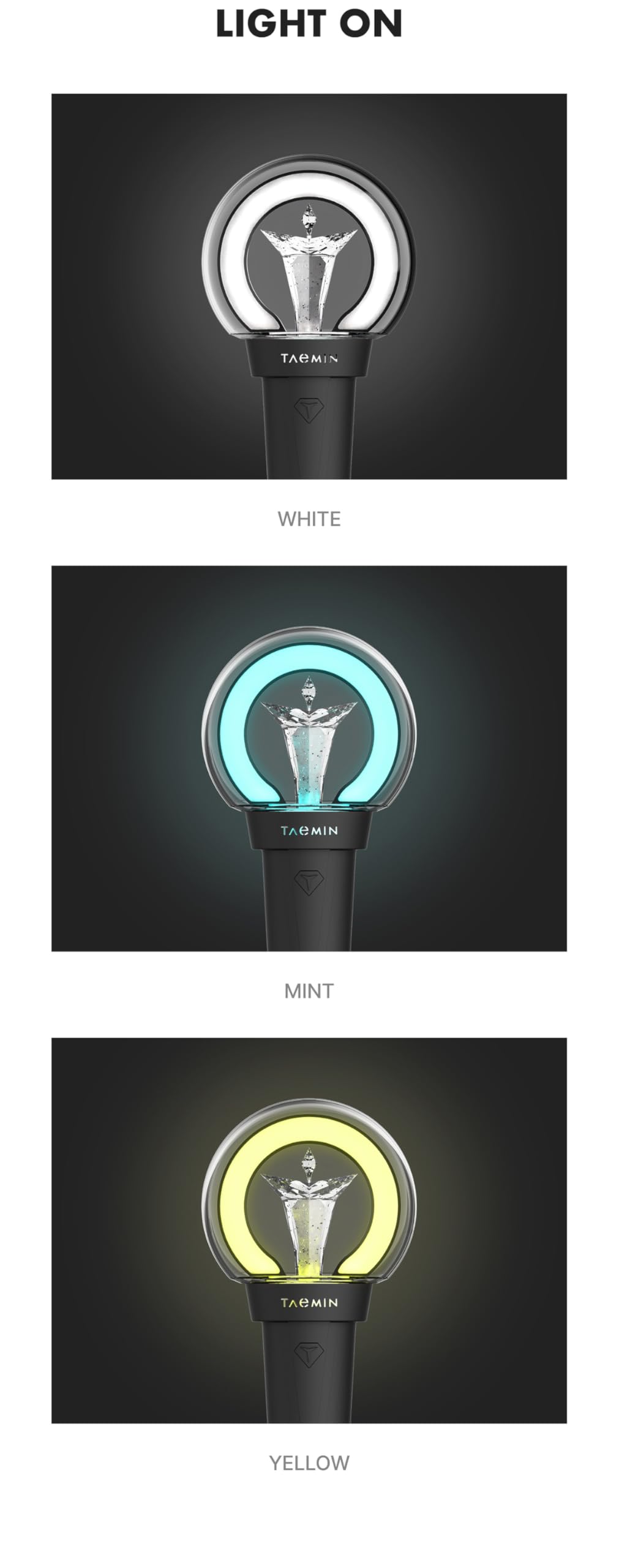 SHINee TAEMIN 2024 Official Light Stick – K-POP Concert Essential