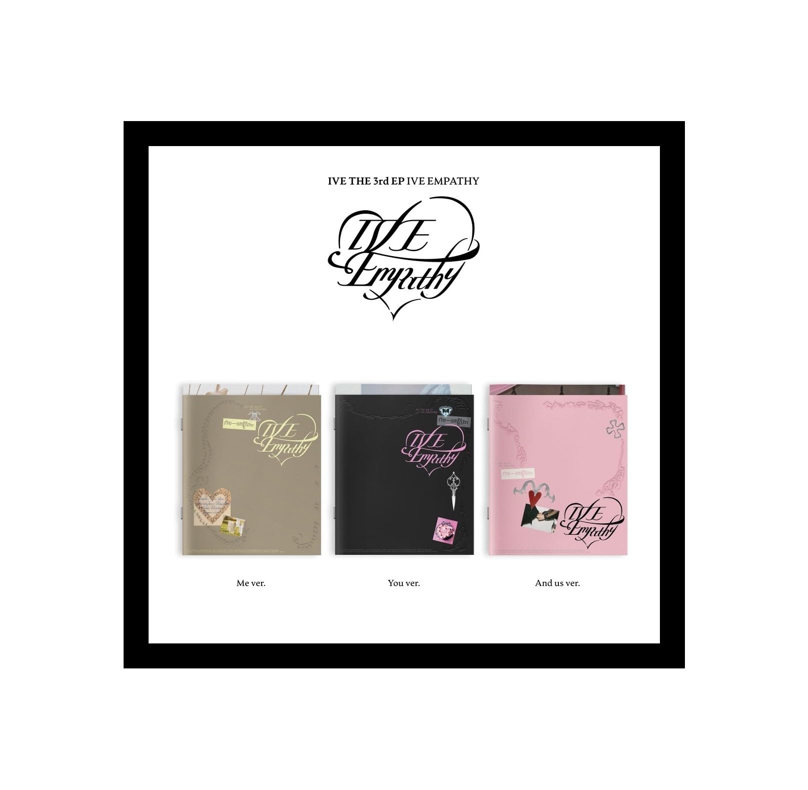 IVE Ive Empathy 3rd EP Album (Random ver.)