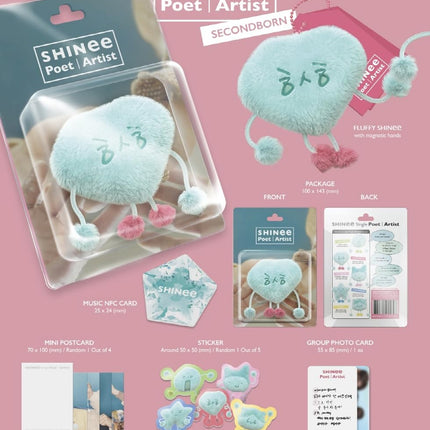 SHINee Poet | Artist Photobook + Fluffy NFC Album Set (Select one of the characters)