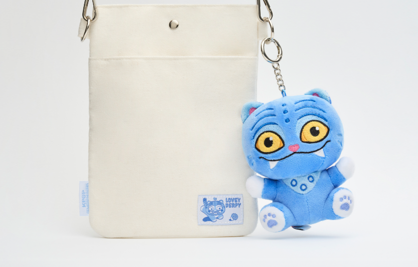 KPOP Demon Hunters Derpy Plush Keyring
