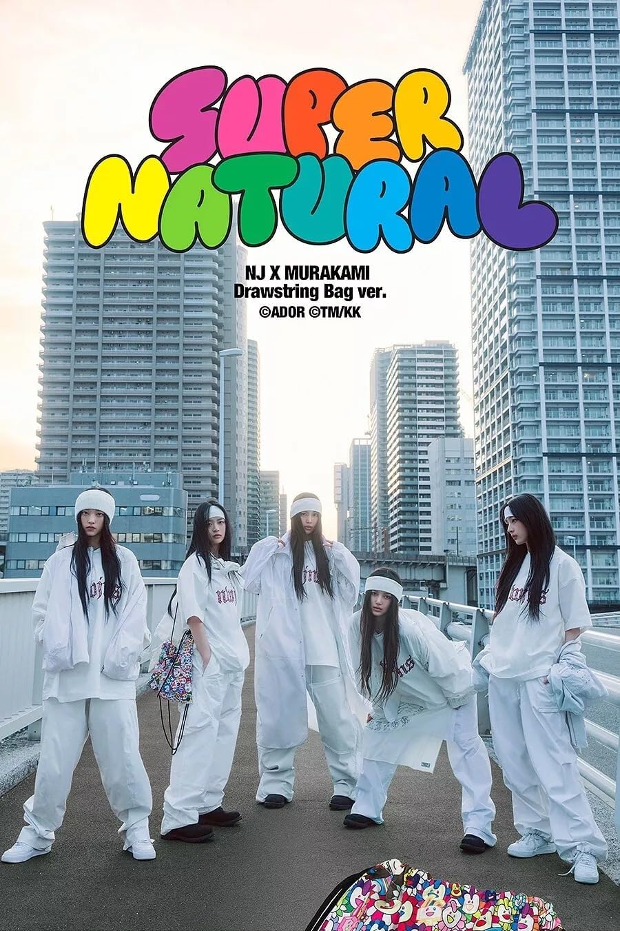 NewJeans Supernatural Album NJ X MURAKAMI (Drawstring Bag Ver)