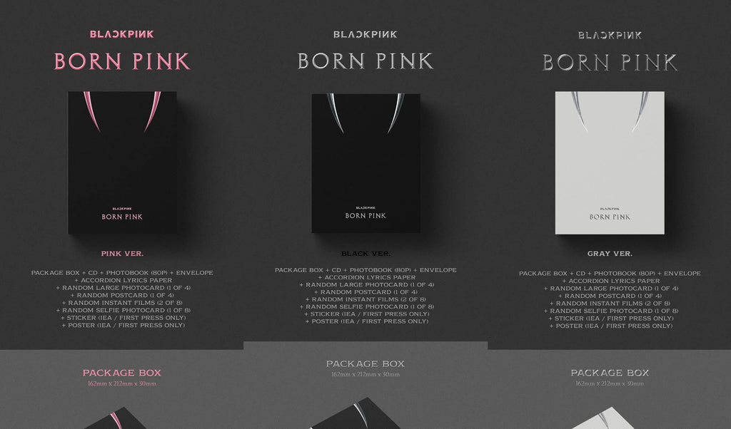 BLACKPINK BORN PINK 2nd Album BOX SET Version  (Random)
