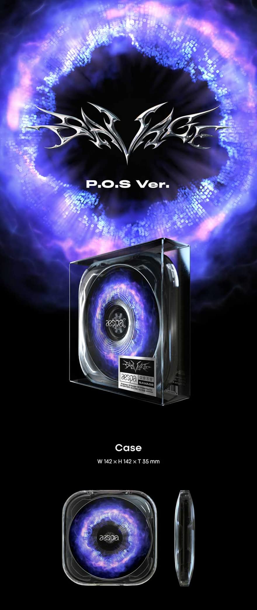 AESPA Savage Album (P.O.S Version) 1st Mini Album