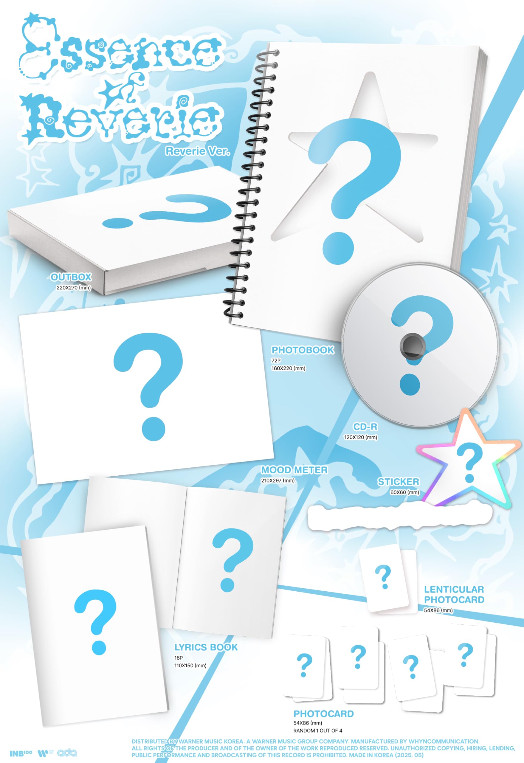 EXO BAEKHYUN Essence of Reverie [Photobook Ver.] 5th Mini Album (2 Ver Set)