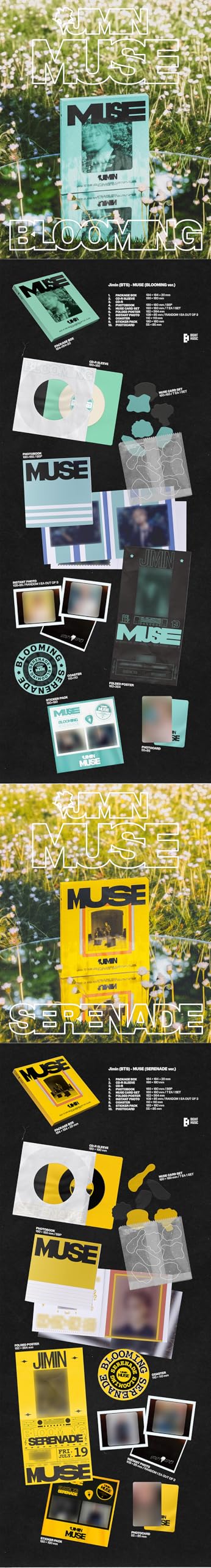 BTS JIMIN 2nd Solo Album [MUSE] Photobook Random Version