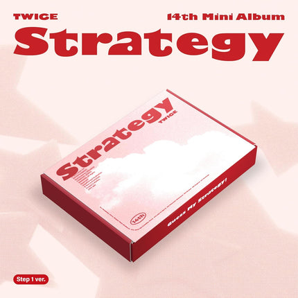 TWICE STRATEGY 14th Mini Album Standard Photobook 3 Ver Set (Step 1 + Step 2 + Step 3 Ver SET)