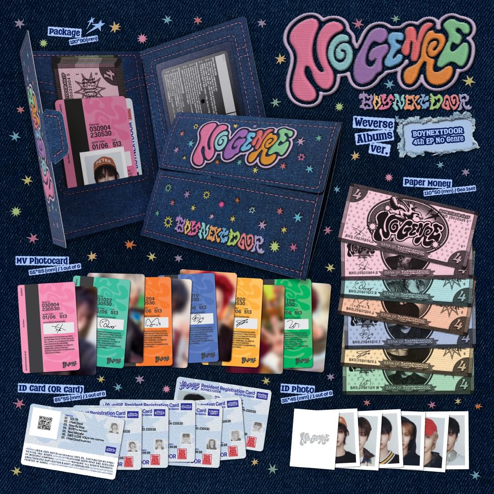 BOYNEXTDOOR - No Genre 4th EP Album (Weverse Albums Ver.)