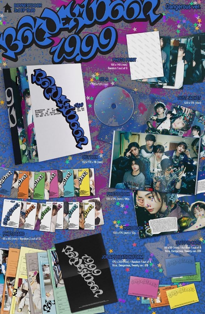 BOYNEXTDOOR(BND) ‘19.99’ 3rd EP Album Standard 3 Ver Set (Nice + Dangerous + Twenty Ver Set)