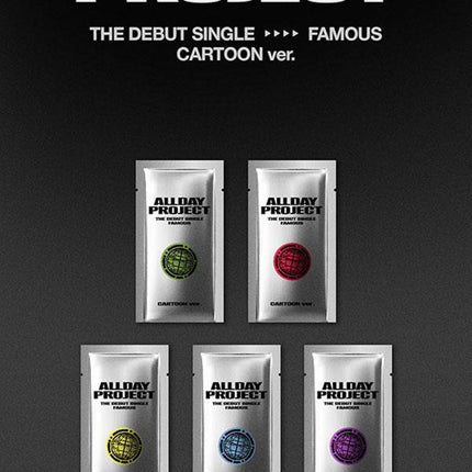 ALLDAY PROJECT FAMOUS Debut Single Album (CARTOON - Random Ver.)