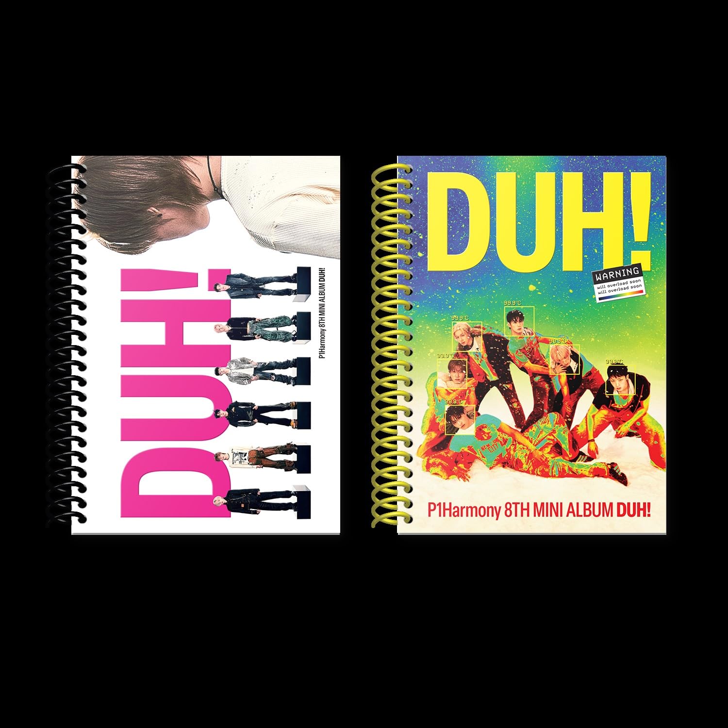 🎶 P1Harmony - 8th Mini Album "Duh!" CD (2 Versions SET)