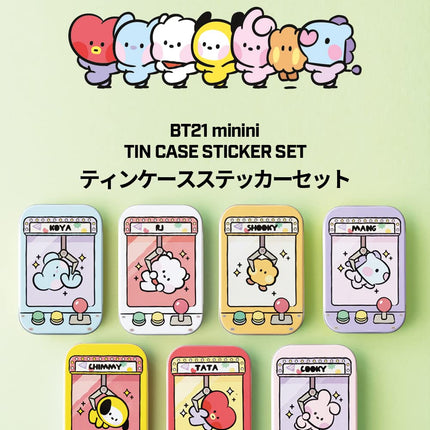 BT21 minini Tin Case Sticker Set RJ