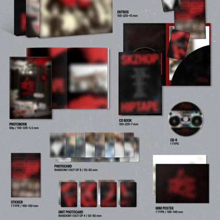 Stray Kids SKZHOP HIPTAPE HOP Album (SKZHOP + HIPTAPE + NEMO Version Set)